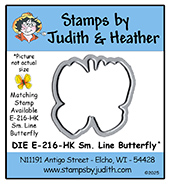 DIE E-216-HK Sm. Line BUtterfly